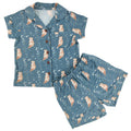 Otter Pals Bamboo Short Button Up Set