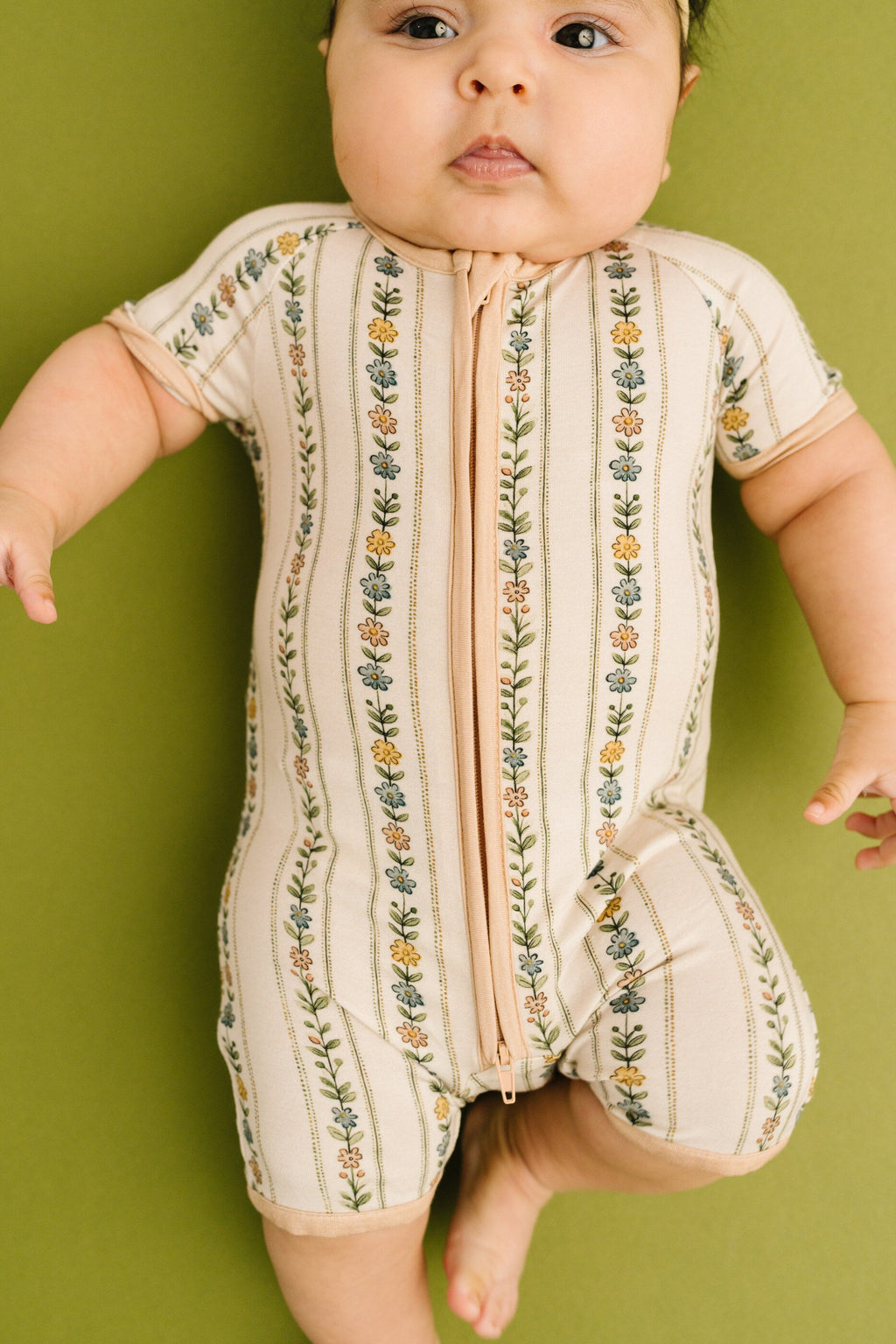 Dainty Daisy Bamboo Short Romper