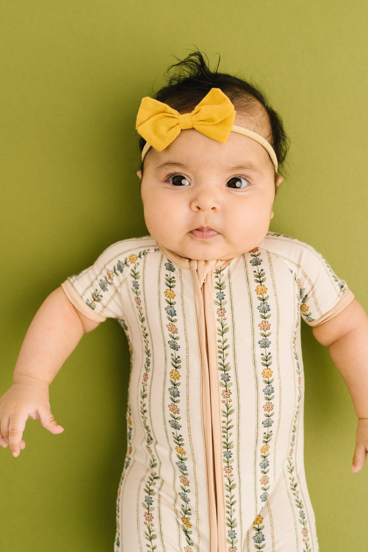Dainty Daisy Bamboo Short Romper