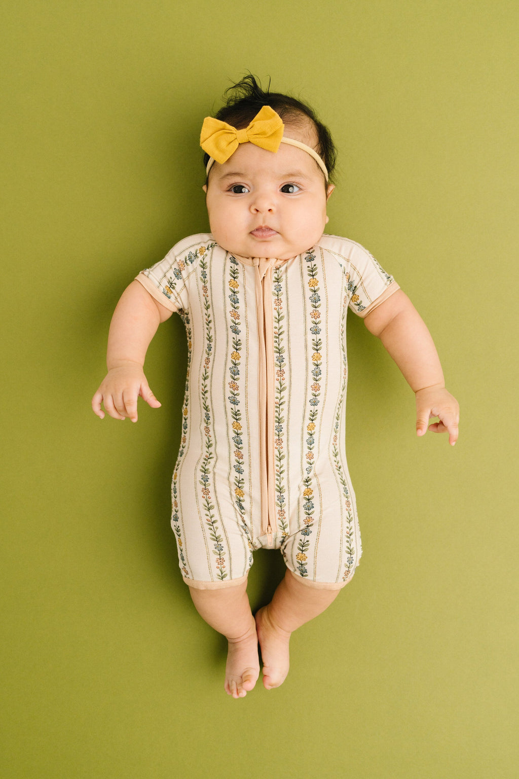 Dainty Daisy Bamboo Short Romper