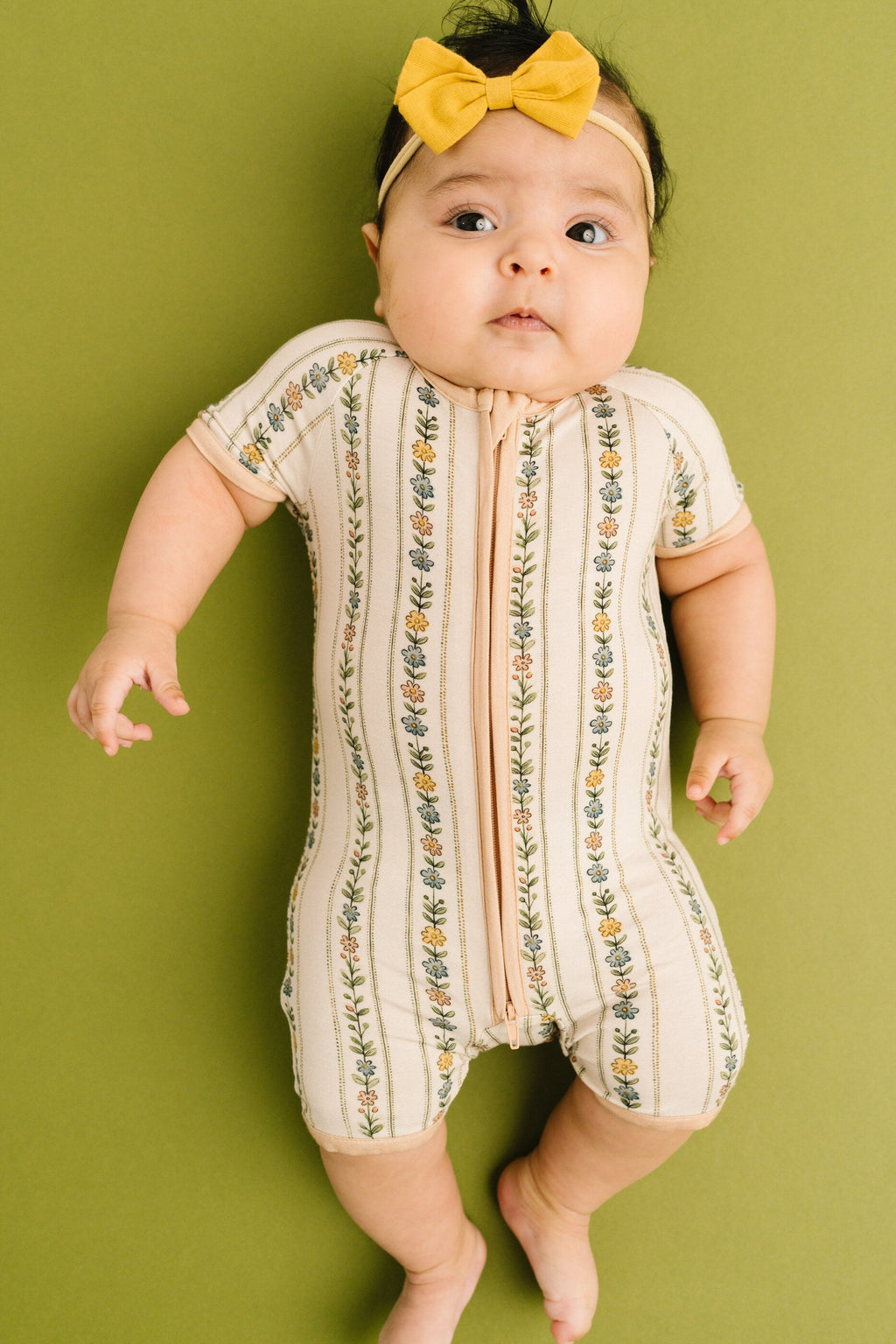 Dainty Daisy Bamboo Short Romper