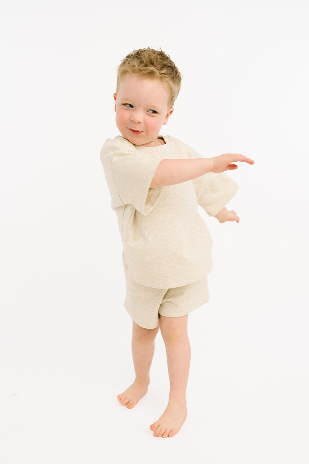 Oatmeal Slouchy Set