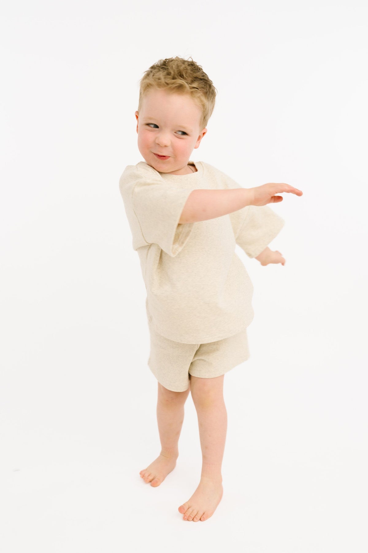 Oatmeal Slouchy Set