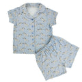 Zebra Friends Bamboo Short Button Up Set