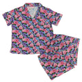 Peony Garden Women's Short Bamboo Pajama Set
